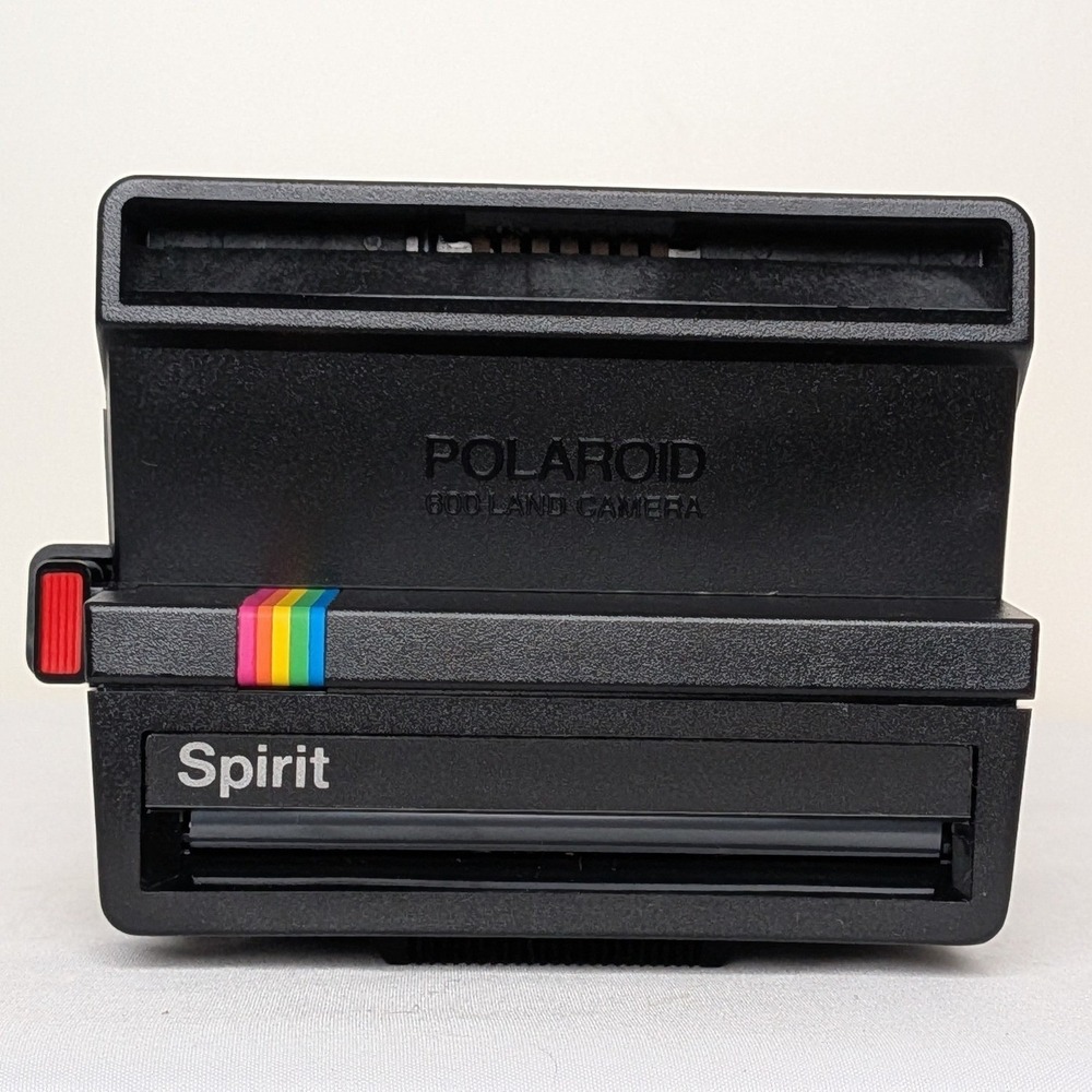 Polaroid OneStep 600 Instant Film Camera Black Rainbow Vintage 80s OS600 WORKING - Picture 4 of 11